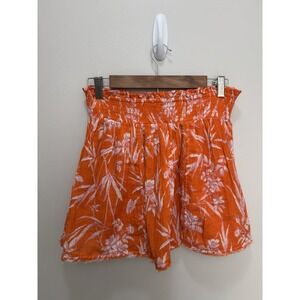by anthropologie‎ Cotton Palm Tropical Print Size Small